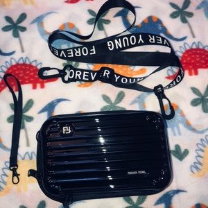 Small black crossbody purse